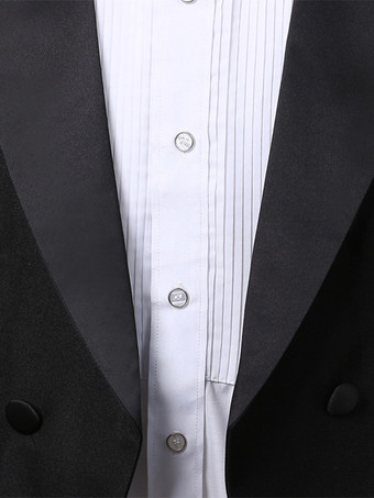 ブラック メンズパレス長袖タキシード服レトロパフォーマンスコスチューム バーガンディ