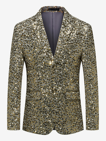Золотые мужские костюмы в стиле ретро с блестками пальто ретро костюмы для мужчин