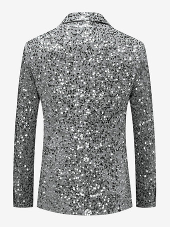 ゴールド メンズ Sequni レトロ パフォーマンス コスチューム オーバーコート レトロ コスチューム 男性用