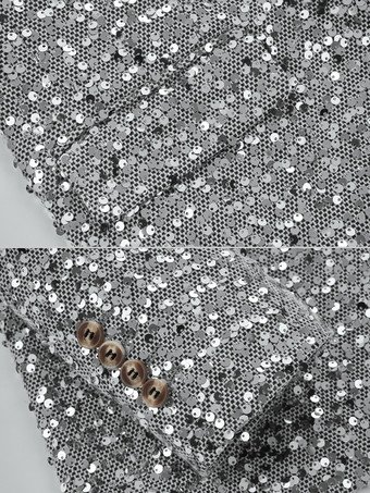 ゴールド メンズ Sequni レトロ パフォーマンス コスチューム オーバーコート レトロ コスチューム 男性用