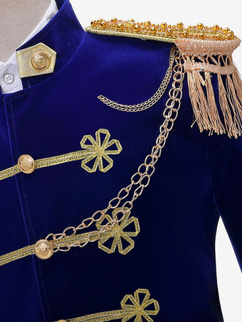 メンズ ビクトリア朝風 レトロ 王室 宮廷衣装 海軍 軍楽隊 制服 セーラー服 パフォーマンススーツ