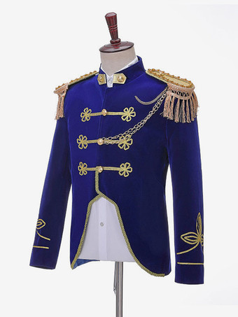 メンズ ビクトリア朝風 レトロ 王室 宮廷衣装 海軍 軍楽隊 制服 セーラー服 パフォーマンススーツ