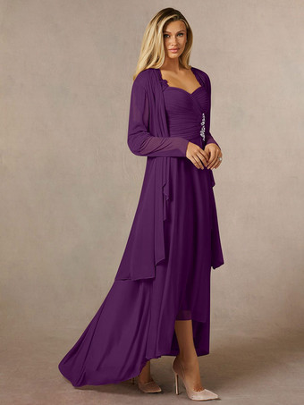 プラムブライダルマザードレス 恋人ネック 3/4 長さ袖 Aライン レース ゲストドレス 結婚式用