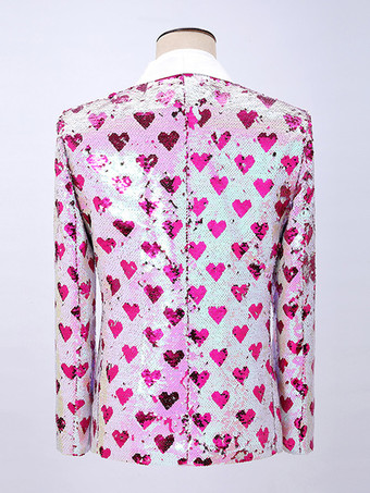 赤いヴィンテージトップ エレガントな長袖 ポリエステル ポリエステル繊維 オーバーコート 男性用レトロコスチューム