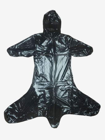 セクシースーツ PUレザー ブラック ジャンプスーツ