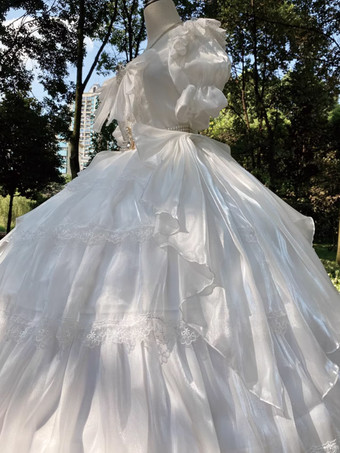 スイートロリータドレス ポリエステル半袖ロリータドレス