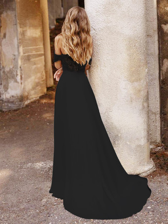 ゴシックウェディングドレス レース Aライン ノースリーブ ナチュラルウエストレース トレーンブライダルドレス