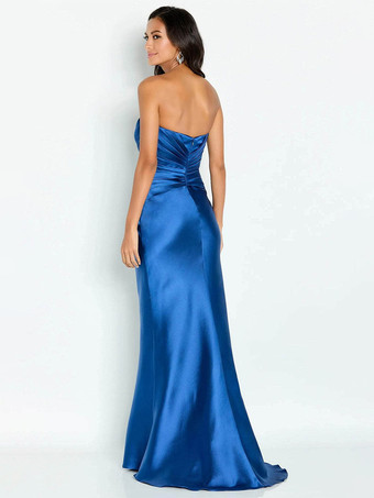 ブライダルマザードレス ストラップレス ハーフスリーブ マーメイドアップリケ 足首丈 ゲストドレス 結婚式用