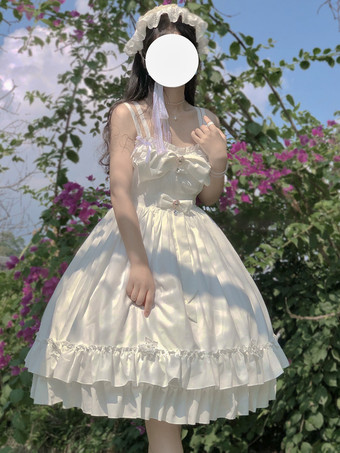 ゴシック ロリータ ドレス リボン フリル ブラック ブラック