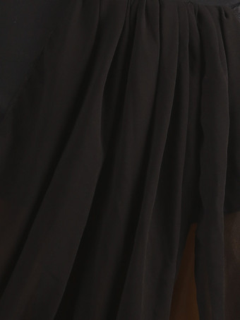 ラテンダンスコスチューム ブラック レディース ライクラ スパンデックス ドレス エレガントなラテンダンサー ダンスコスチューム