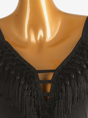 ラテンダンスコスチューム ブラック レディース ライクラ スパンデックス ドレス エレガントなラテンダンサー ダンスコスチューム