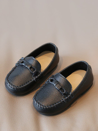 ブラック 女の子のための美しいPUレザーの靴