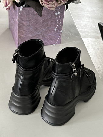 レディース ブラック プラットフォーム サンダル フリップフロップ ウェッジサンダル