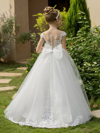 ウェディング フラワーガールドレス 特別な日のドレス フクシアピンク ノースリーブ パール