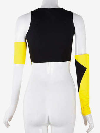 バレエダンスコスチューム ブラック レディース 大人用 ジャズダンス ポリエステルパンツセット パフォーマンスウェア