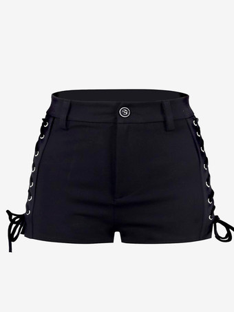 バレエダンスコスチューム ブラック レディース 大人用 ジャズダンス ポリエステルパンツセット パフォーマンスウェア