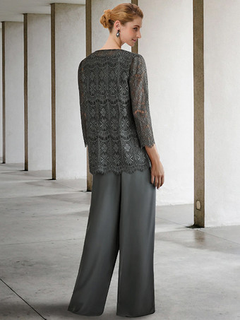 ブライダルマザードレス ジュエルネック 3/4丈スリーブ Aライン ゲストドレス 結婚式用