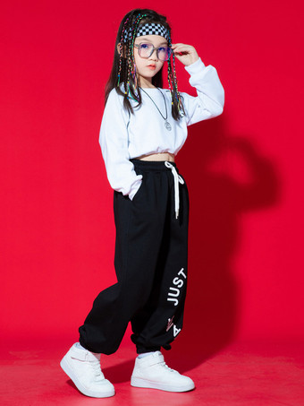 ジャズダンスコスチューム レディース ポリエステルパンツ トップ ダンスウェア