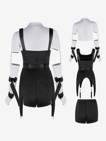 ジャズダンスコスチューム 女の子用ポリエステルパンツ トップ サッシュ ダンスウェア