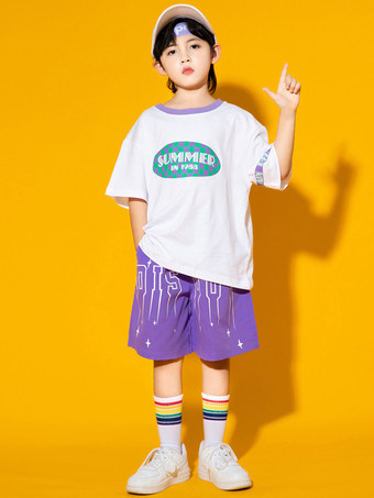 ジャズダンスコスチューム メンズ ポリエステルパンツ トップ ダンスウェア