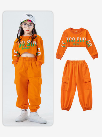 ジャズダンスコスチューム ユニセックス ポリエステルトップパンツ ダンスウェア