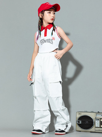 ジャズダンスコスチューム レディース ポリエステルパンツ トップ ダンスウェア