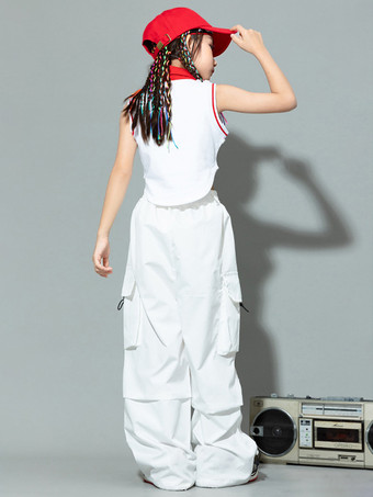 ジャズダンスコスチューム レディース ポリエステルパンツ トップ ダンスウェア