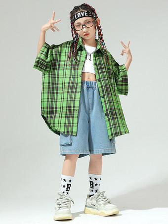 ジャズダンスコスチューム レディース ポリエステルトップ オーバーコート パンツ ダンスウェア