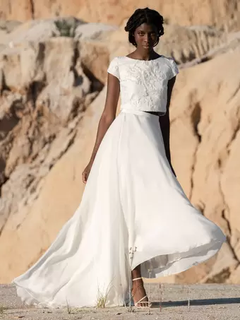 Robe mariée 2 pièces sale