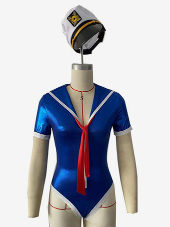 セーラーコスチューム ヒップカットハット クラバット 3点セット