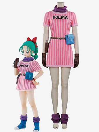 Costumi cosplay rosa di Dragon Ball Z Bulma