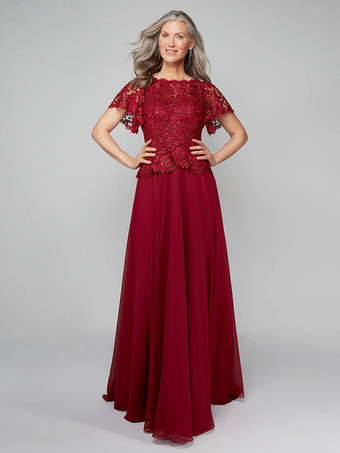 ブライダルマザードレス ジュエルネック ノースリーブ Aライン レース ゲストドレス 結婚式用