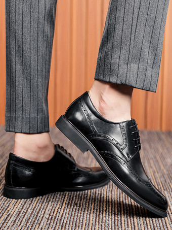 メンズドレスシューズ ラウンドトゥ ダービー プロム パーティー ウェディングシューズ