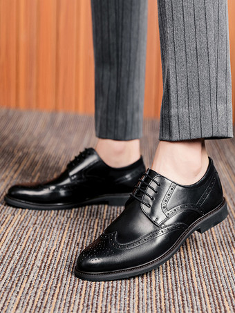 メンズドレスシューズ ラウンドトゥ ダービー プロム パーティー ウェディングシューズ