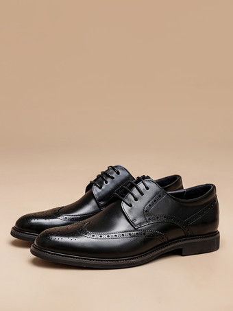 メンズドレスシューズ ラウンドトゥ ダービー プロム パーティー ウェディングシューズ