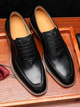 メンズ ドレスシューズ PUレザー オックスフォード プロム パーティー ウェディングシューズ