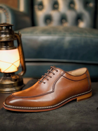 メンズ ドレスシューズ PUレザー オックスフォード プロム パーティー ウェディングシューズ