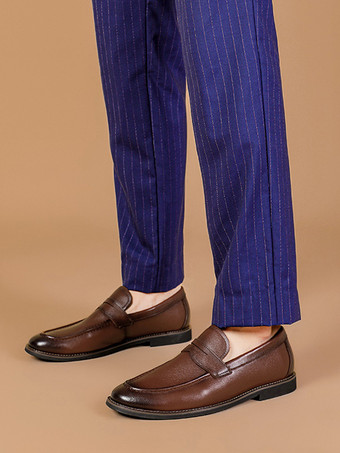 メンズペニーローファーシューズウェディングシューズ