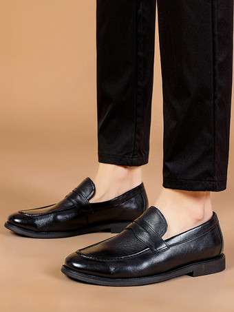 メンズペニーローファーシューズウェディングシューズ