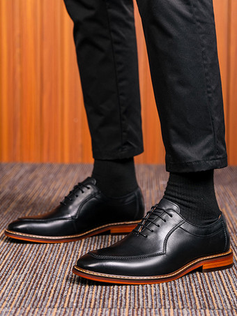 メンズドレスシューズ ラウンドトゥ PUレザー ダービー プロム パーティー ウェディングシューズ