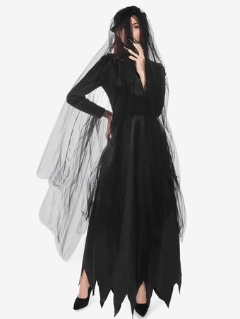 ハロウィン 女性用ハロウィンコスチューム コスプレ ヴァンパイア花嫁コスチューム 大人女性 パフォーマンス ステージコスチューム