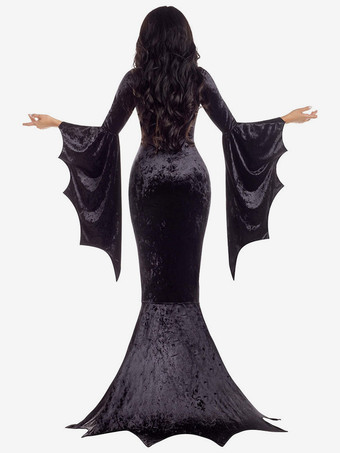 ハロウィン コウモリ 魔女 ゴースト 花嫁 コスチューム ゴス 魔女 吸血鬼 仮面舞踏会 ドレス パフォーマンス コスチューム