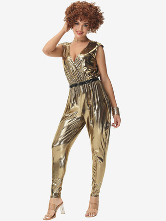 音楽フェスティバル レトロ 70 年代 ディスコ コスチューム カップル ディスコ ステージ パフォーマンス コスチューム