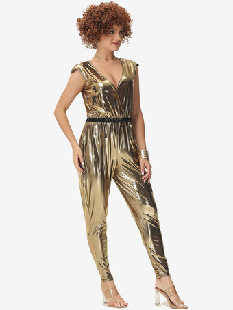 音楽フェスティバル レトロ 70 年代 ディスコ コスチューム カップル ディスコ ステージ パフォーマンス コスチューム