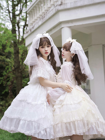 スイートロリータドレス ポリエステル ノースリーブ スイートジャンパー ロリータドレス