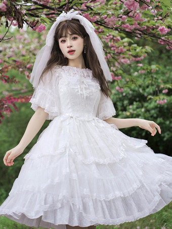 スイートロリータドレス ポリエステル ノースリーブ スイートジャンパー ロリータドレス