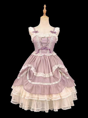 スイートロリータドレス ポリエステル ノースリーブ ジャンパー スイートロリータドレス