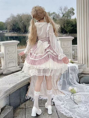 スイートロリータドレス ポリエステル ノースリーブ ジャンパー スイートロリータドレス