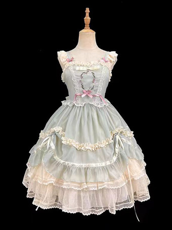 スイートロリータドレス ポリエステル ノースリーブ ジャンパー スイートロリータドレス