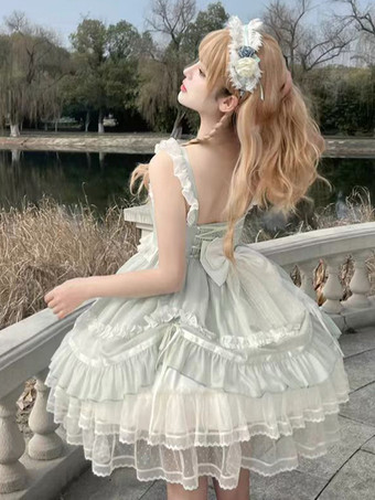 スイートロリータドレス ポリエステル ノースリーブ ジャンパー スイートロリータドレス